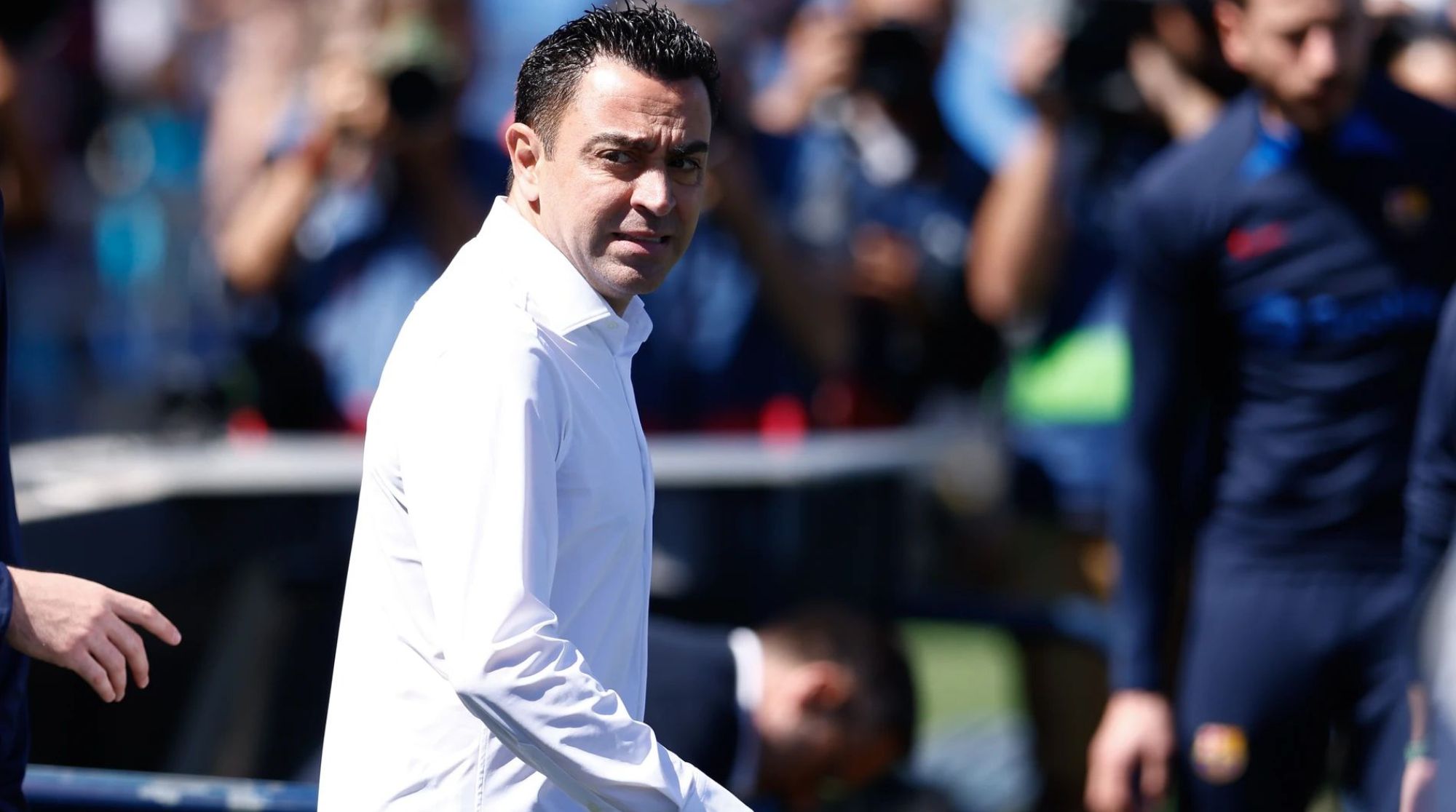 Xavi sigue a lo suyo Xavi sigue a lo suyo