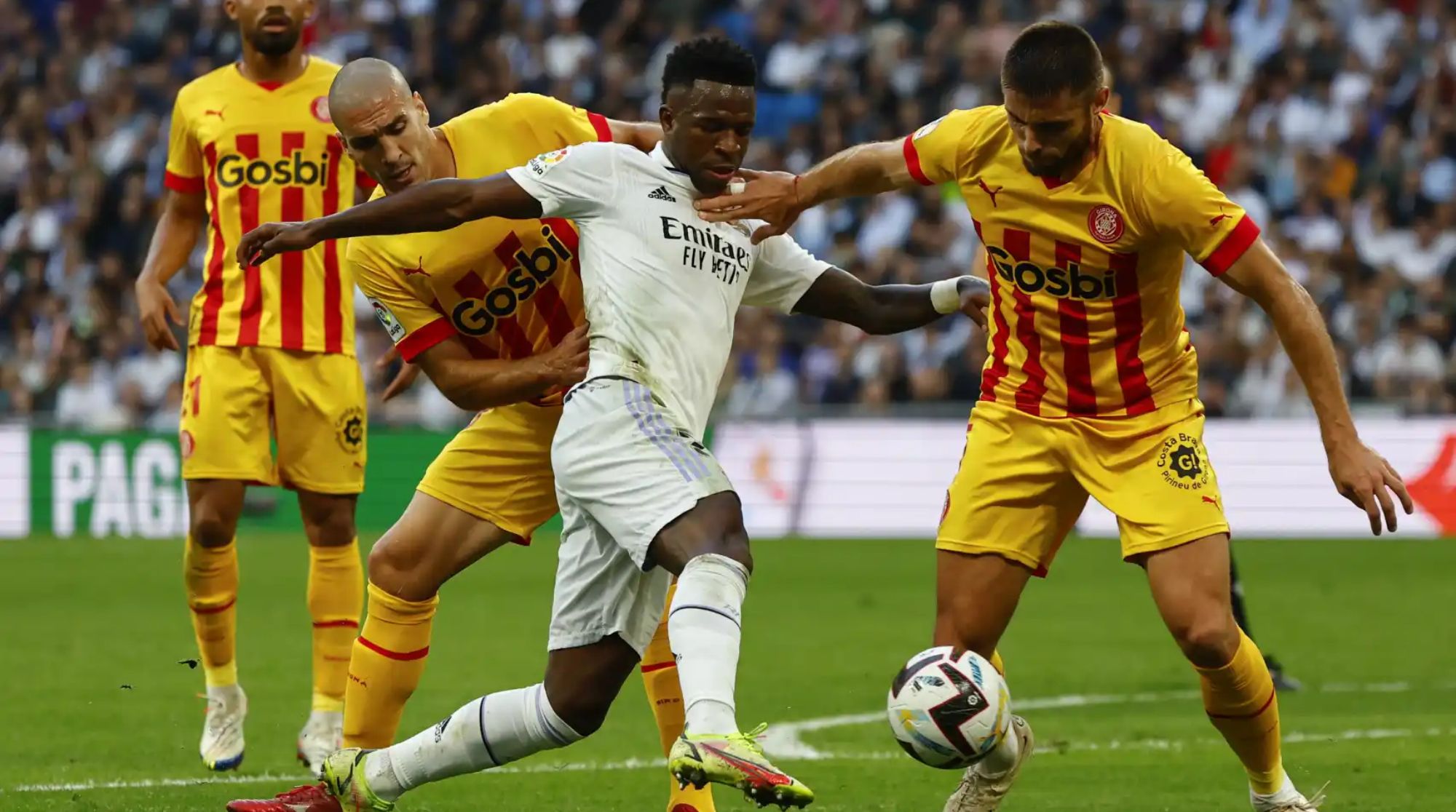 Partido del Real Madrid-Girona del Bernabéu Partido del Real Madrid-Girona del Bernabéu