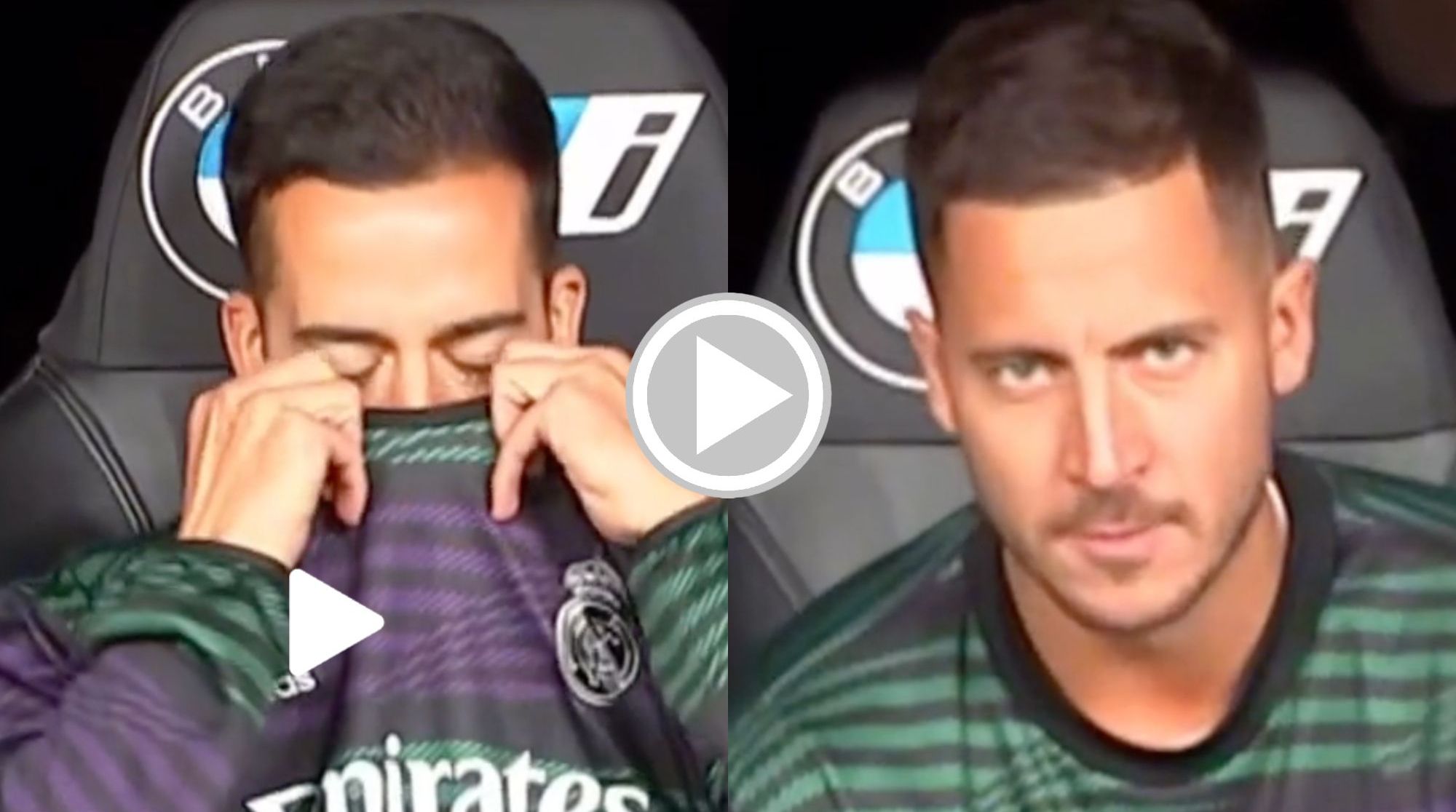 Lucas Vázquez y Eden Hazard
