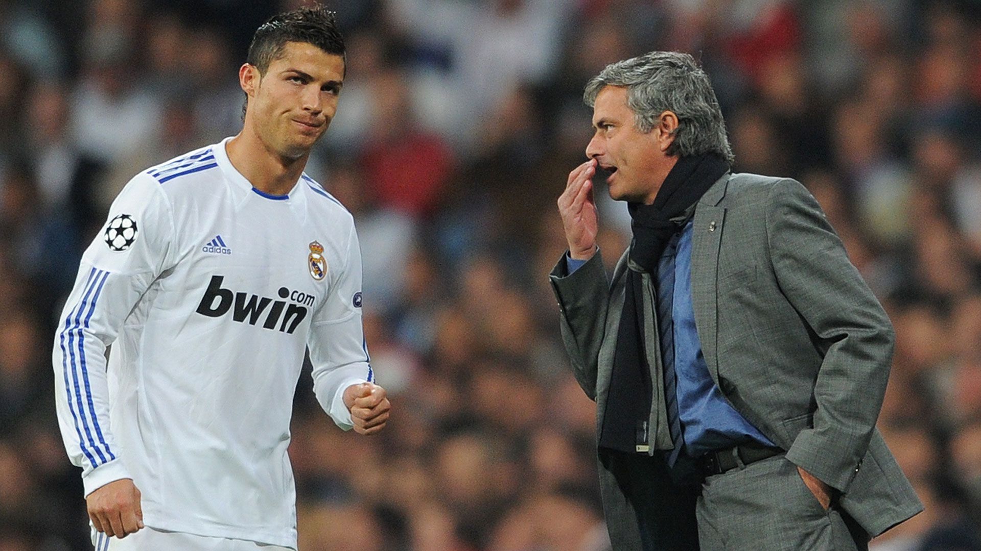 Cristiano Ronaldo y José Mourinho