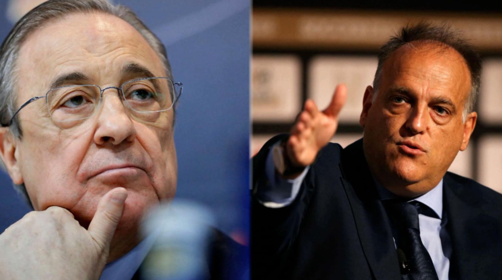 Florentino Pérez y Javier Tebas