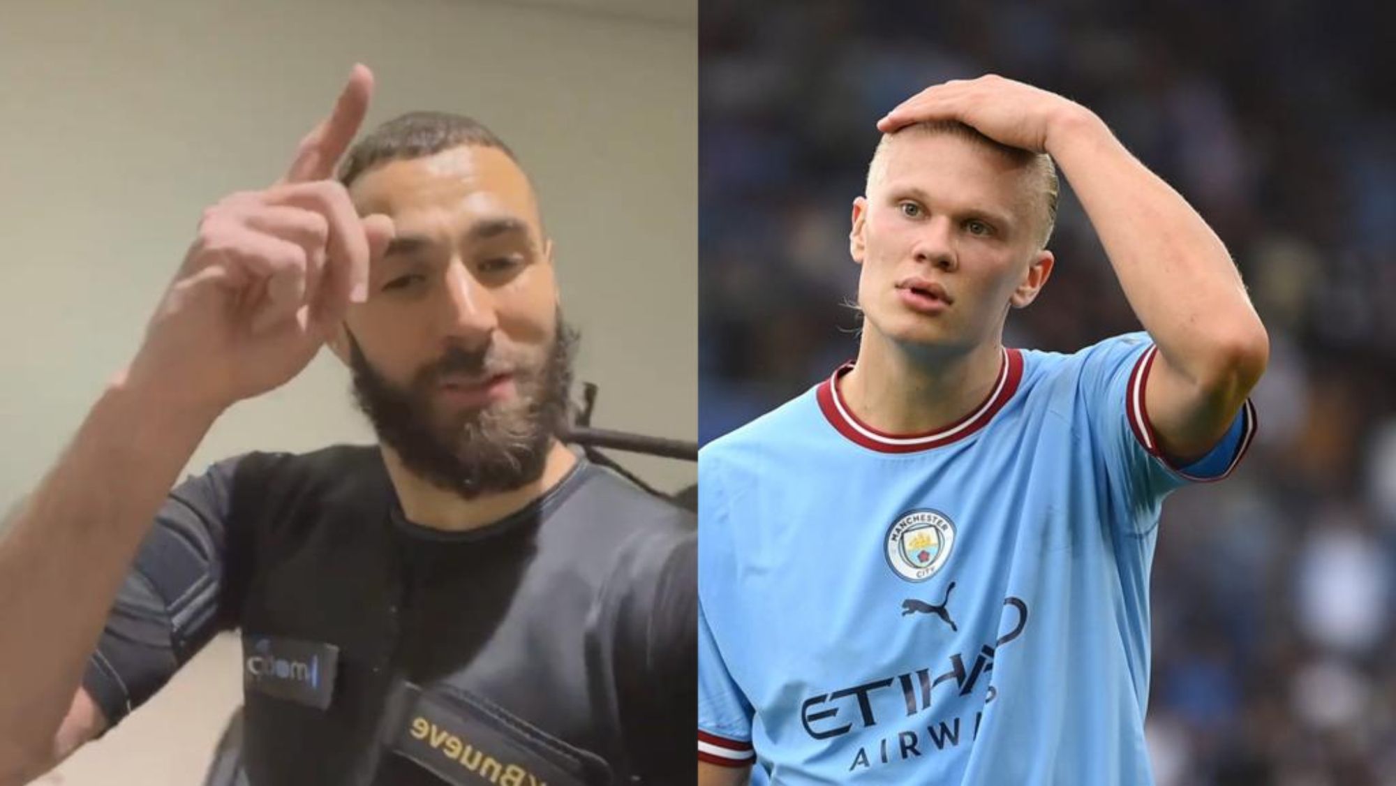 Benzema responde en redes a Haaland: él también tiene ganas de verle Benzema responde en redes a Haaland: él también tiene ganas de verle