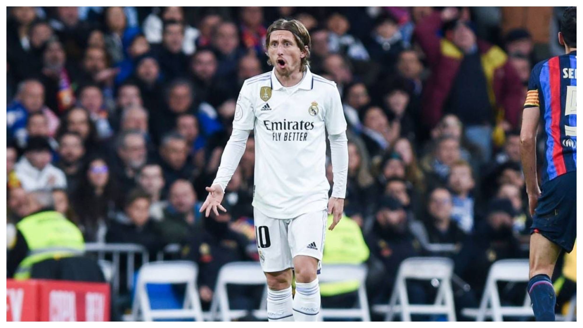 Luka Modric con el Real Madrid Luka Modric con el Real Madrid