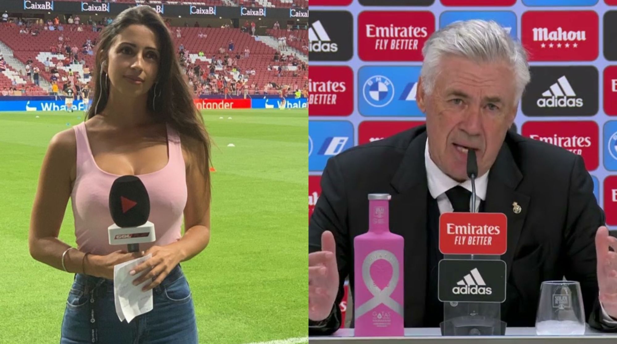 La pregunta de María Morán a Carlo Ancelotti