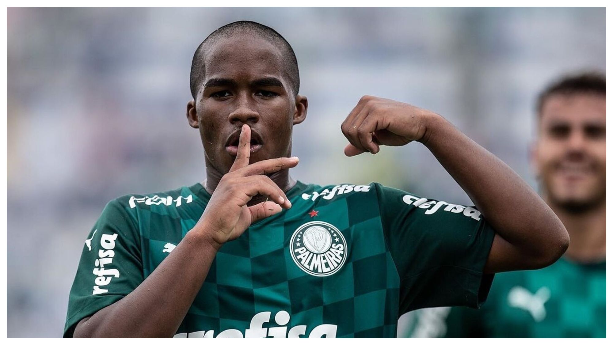Endrick con Palmeiras