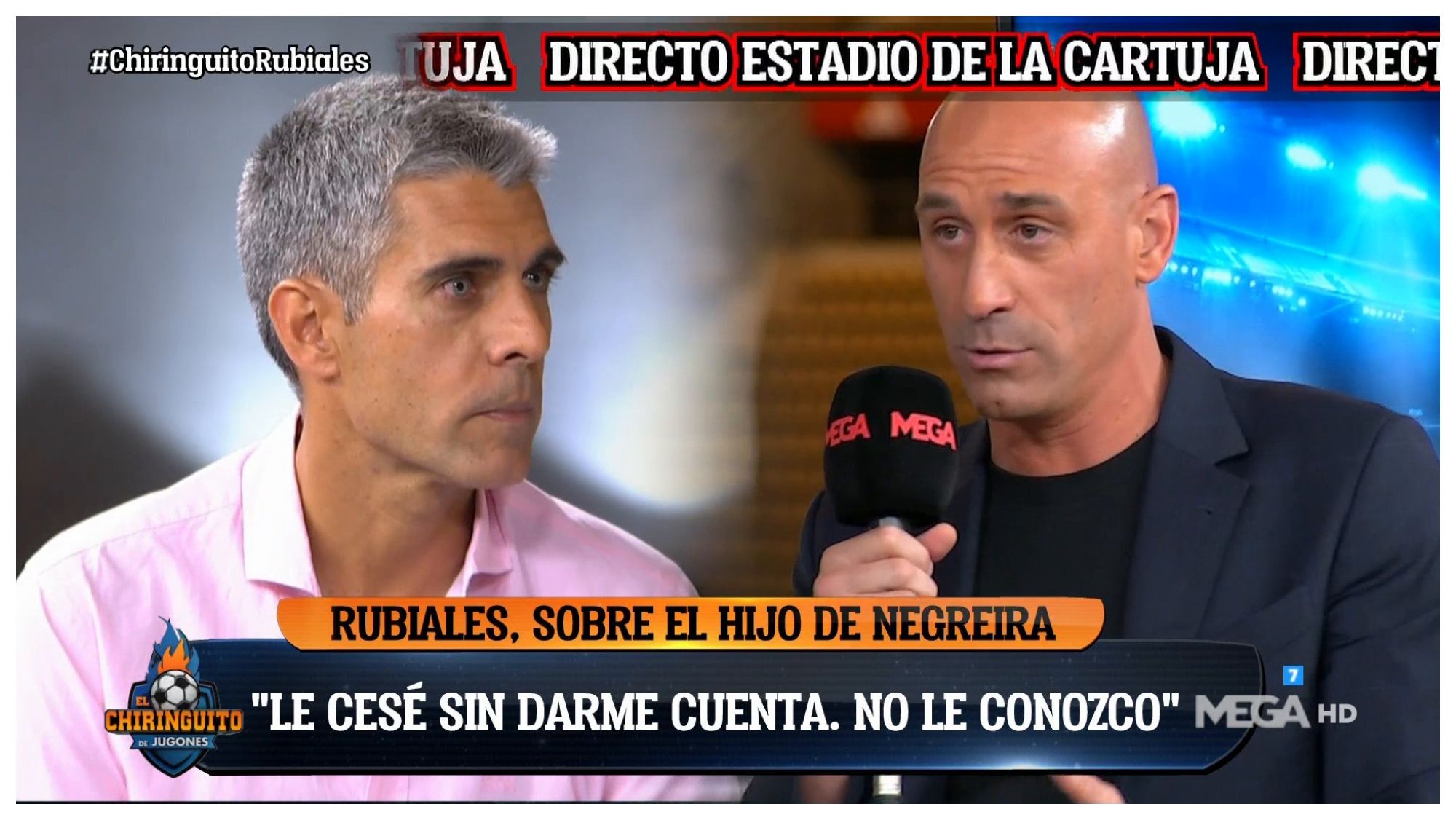 José Luis Sánchez le tenía ganassu brutal cara a cara con Rubiales ya es viral