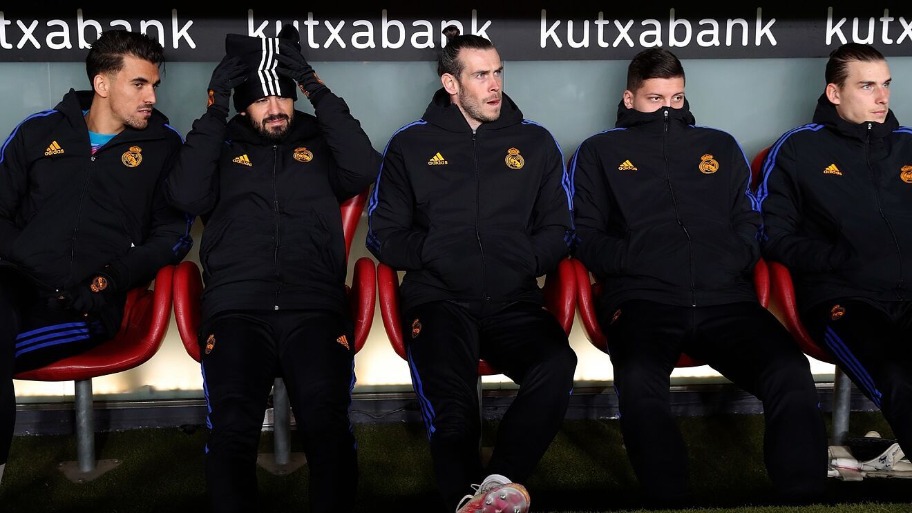 Banquillo habitual del Real Madrid