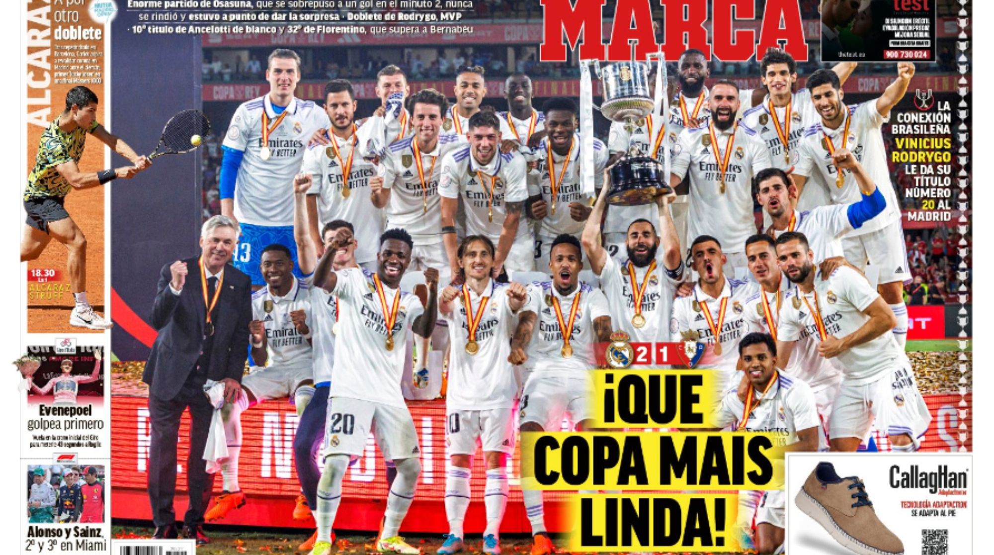 Portadas de la prensa deportiva Portadas de la prensa deportiva