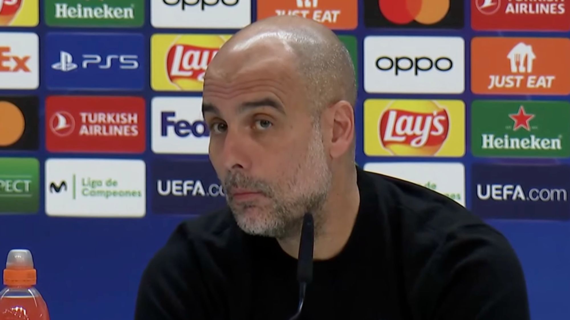 Pep Guardiola, en rueda de prensa Pep Guardiola, en rueda de prensa