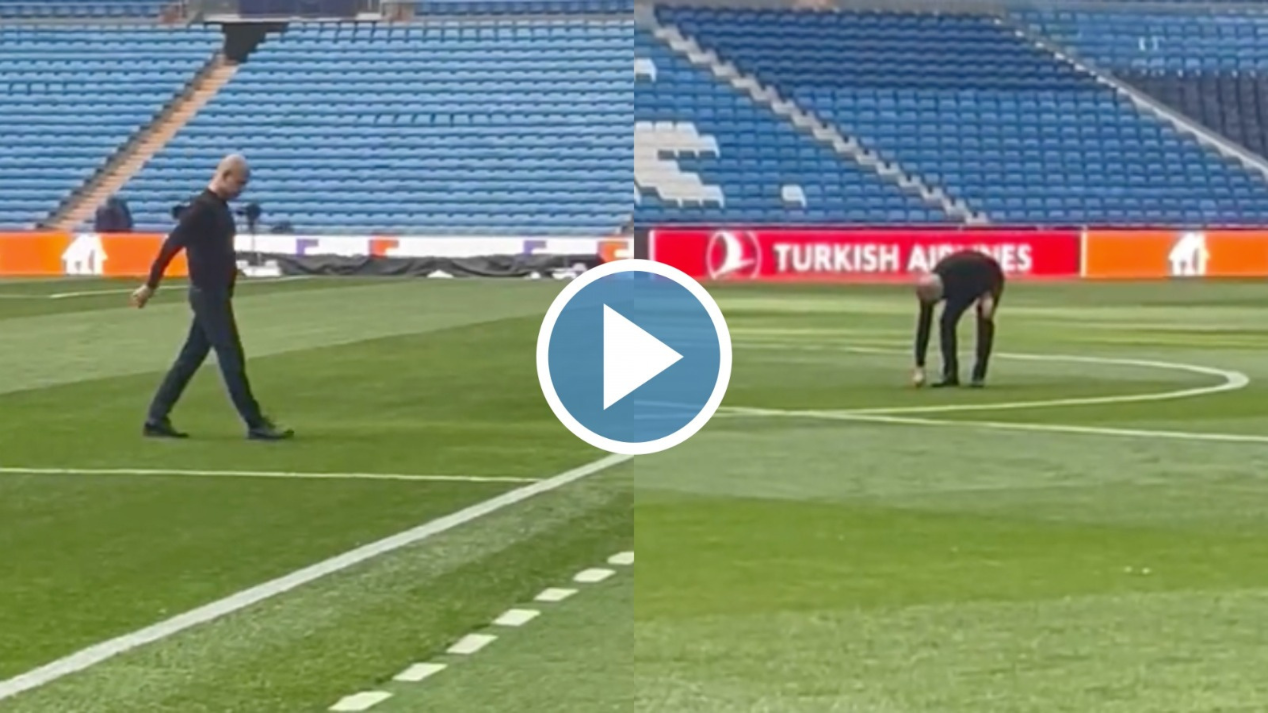 Guardiola no se fiaba del verde Guardiola no se fiaba del verde