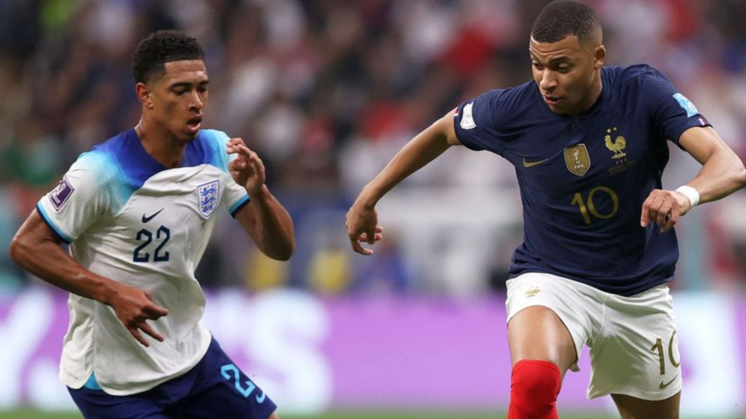 Bellingham y Mbappé se vieron las caras en el último Mundial Bellingham y Mbappé se vieron las caras en el último Mundial