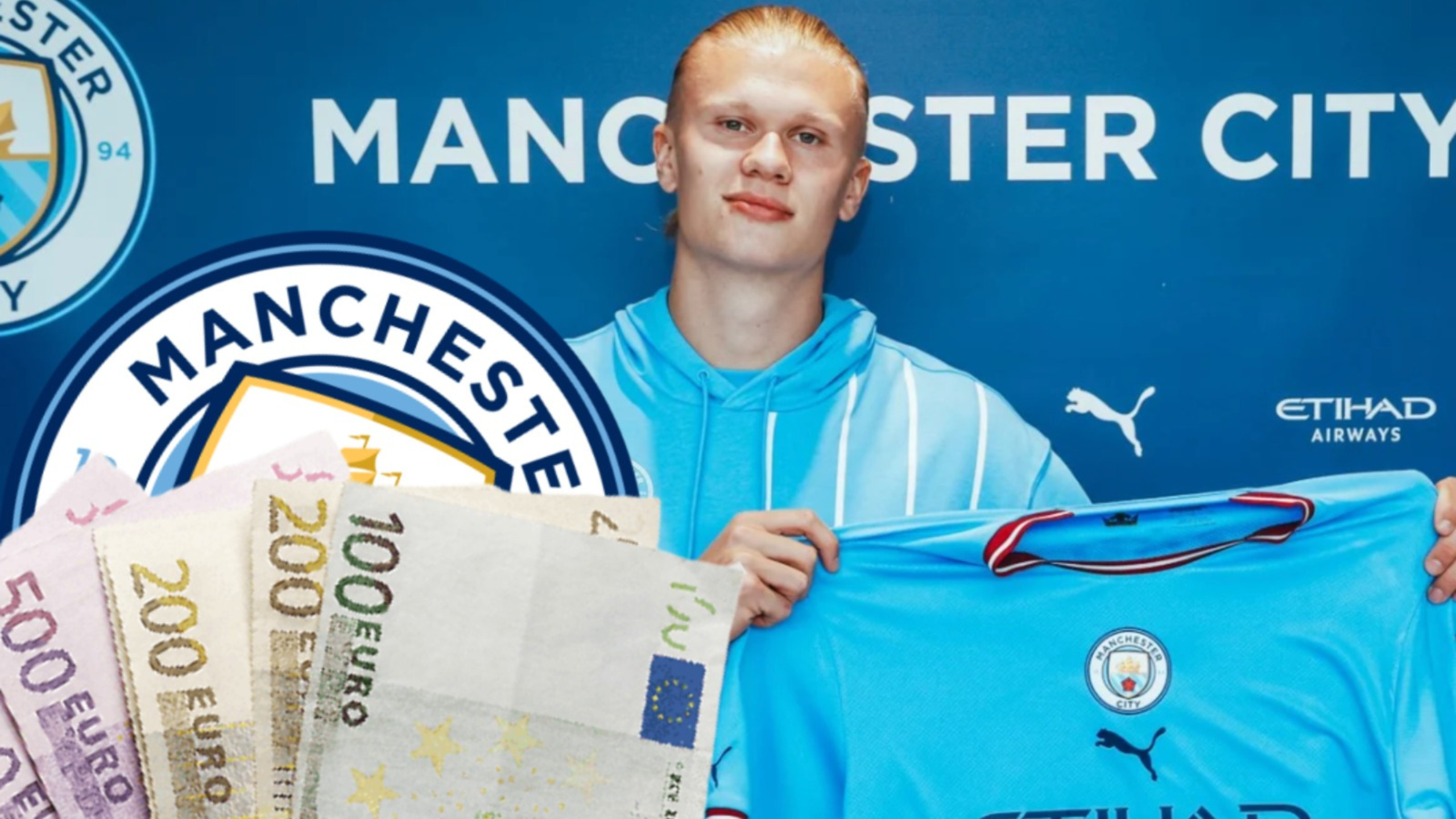 Haaland es la estrella actual del Manchester City 