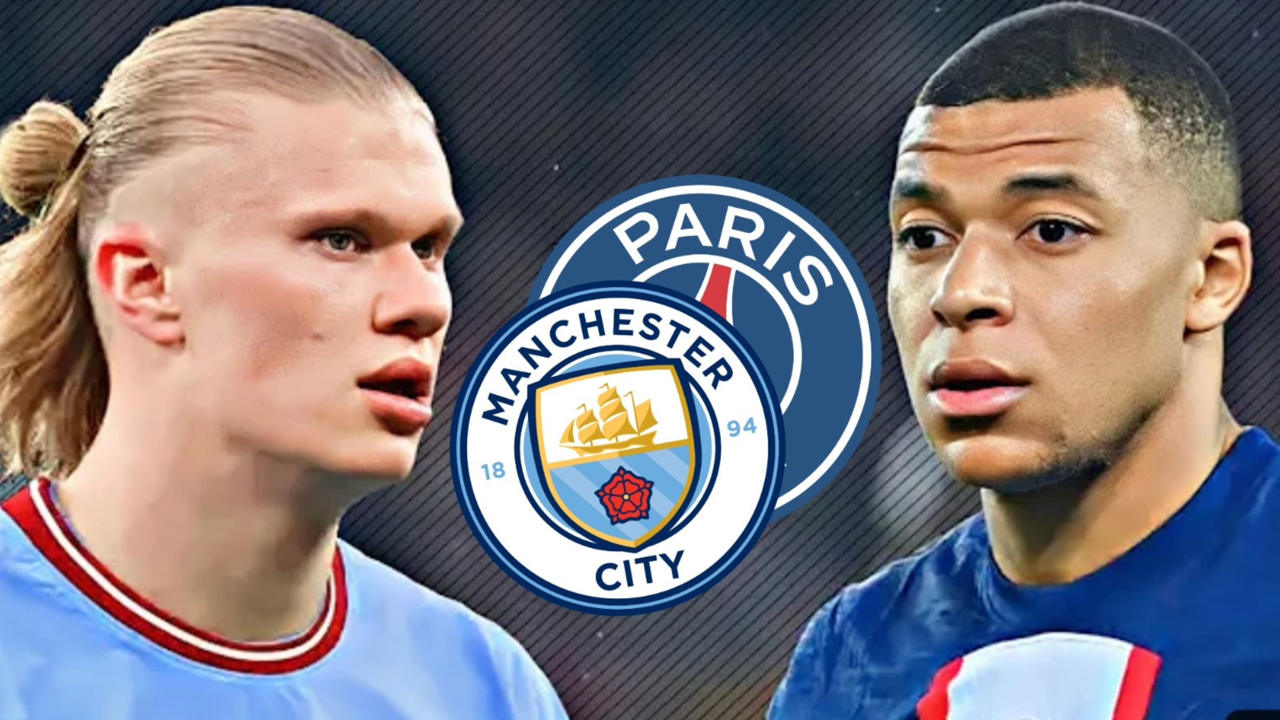 Haaland y Mbappé son dos de los mejores jugadores del mundo 