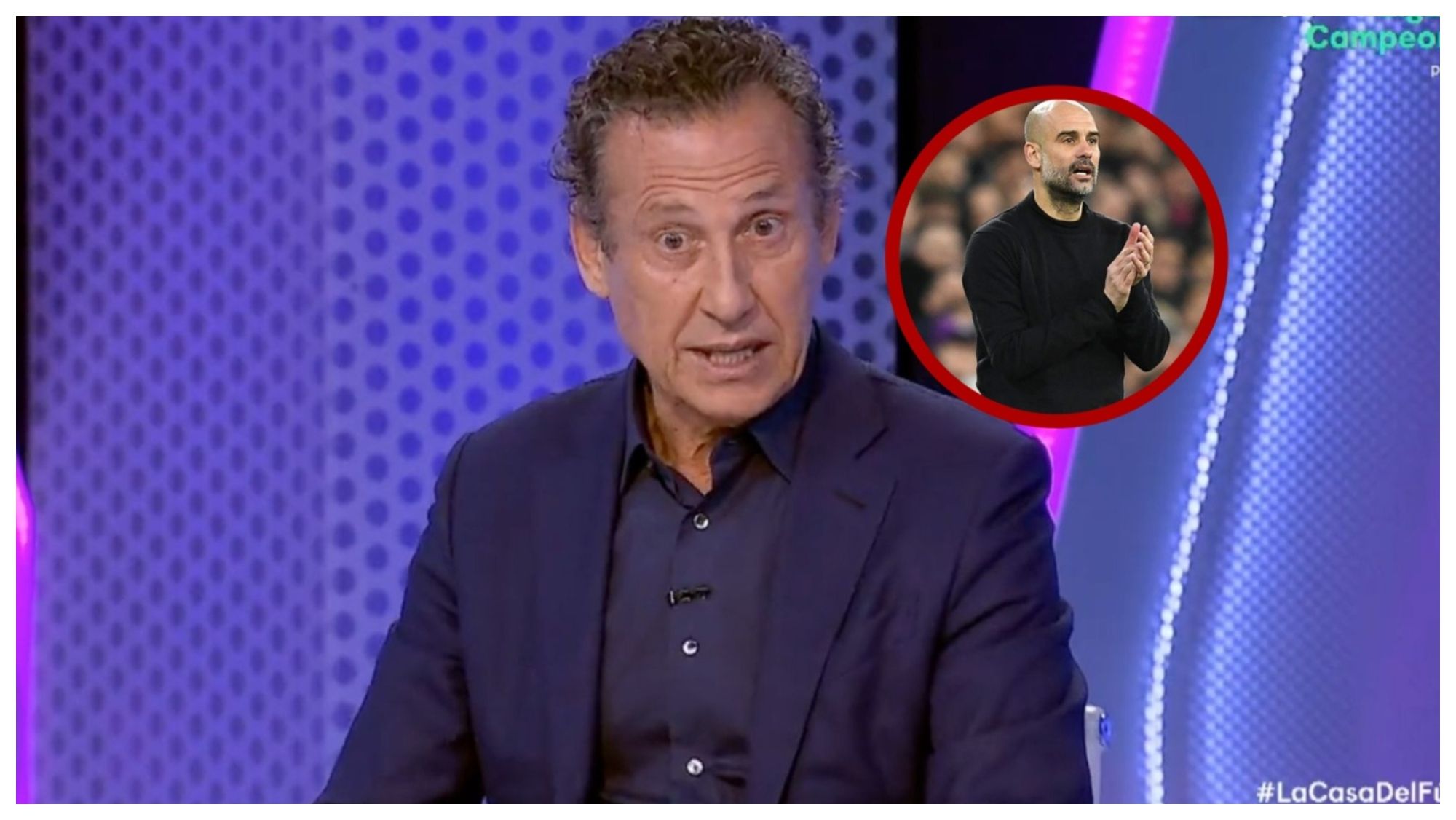 Valdano fulmina a Guardiola por su visita al Bernabéu con un zasca histórico: está desatado