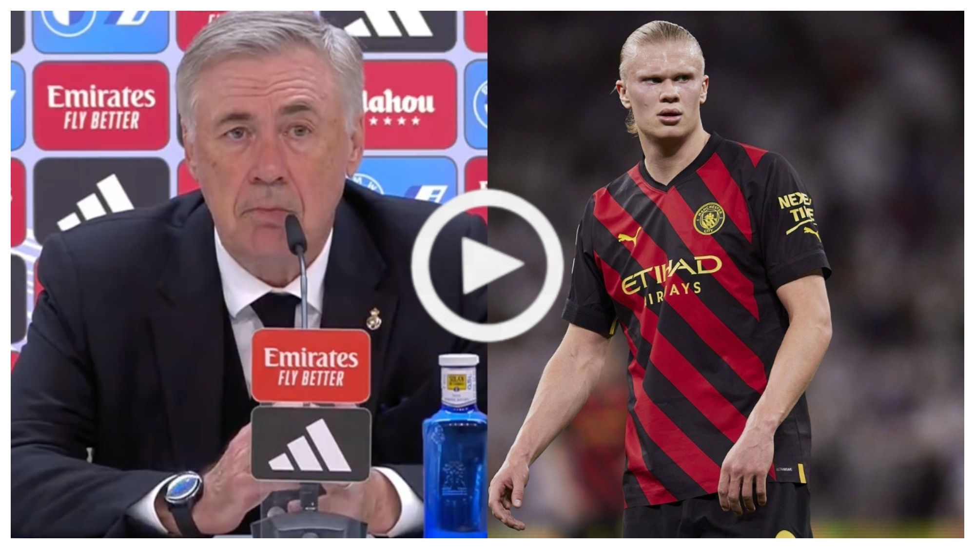 Ancelotti lanza un serio aviso a Haaland y su respuesta es viraltendrá pesadillas