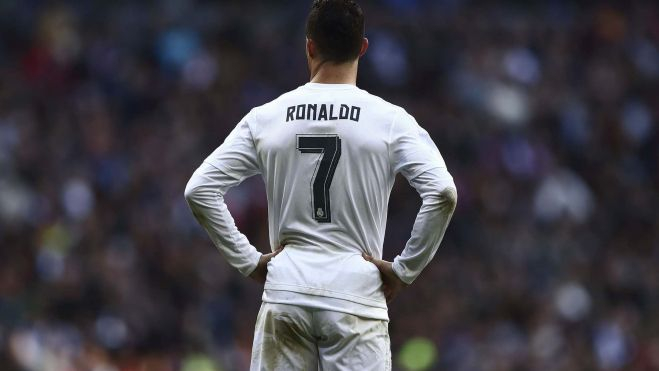 Cristiano Ronaldo con el número 7