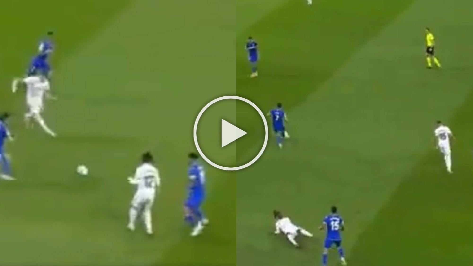 Camavinga fue agredido dos veces en el Bernabéu
