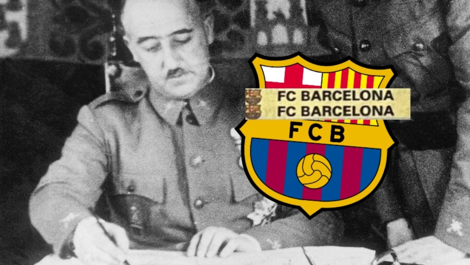 Demuestran con pruebas que Franco era del Barça: la imagen corre como la pólvora
