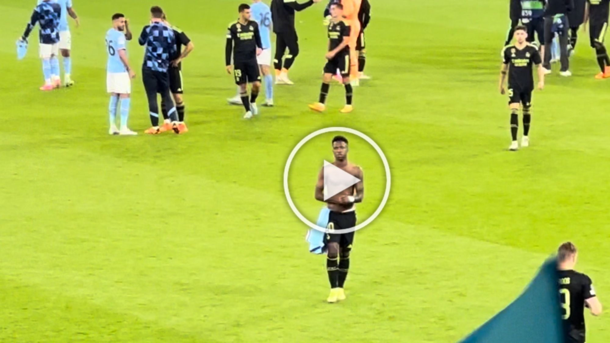 No se vio en TV: el detalle que tuvo Guardiola con Vinicius en plena goleada No se vio en TV: el detalle que tuvo Guardiola con Vinicius en plena goleada
