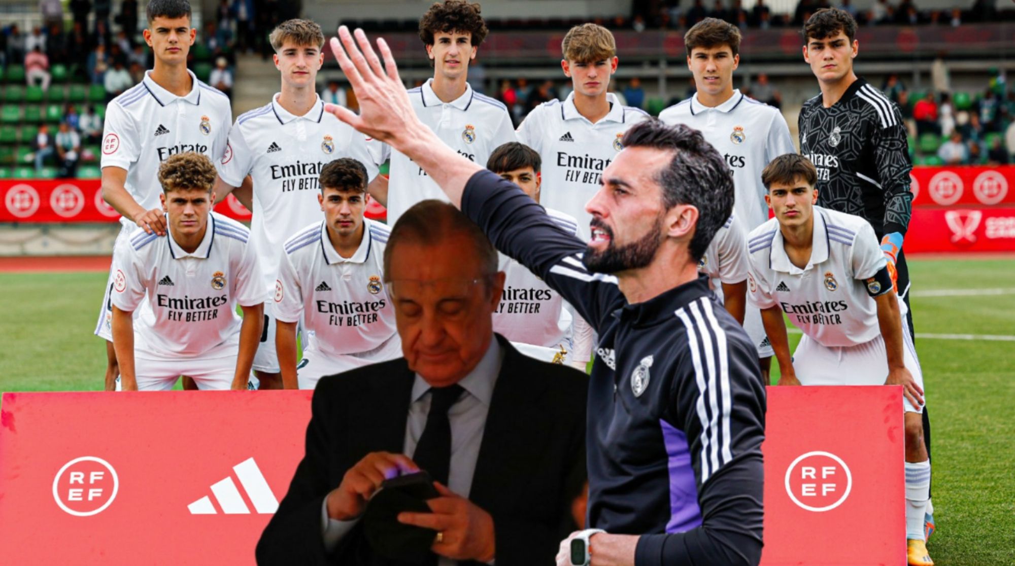 Florentino, muy contento con la temporada de Arbeloa