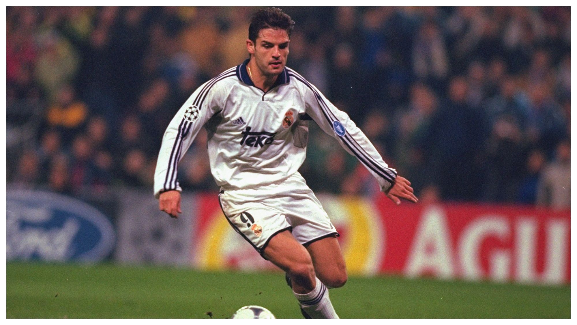 Fernando Morientes con el Real Madrid