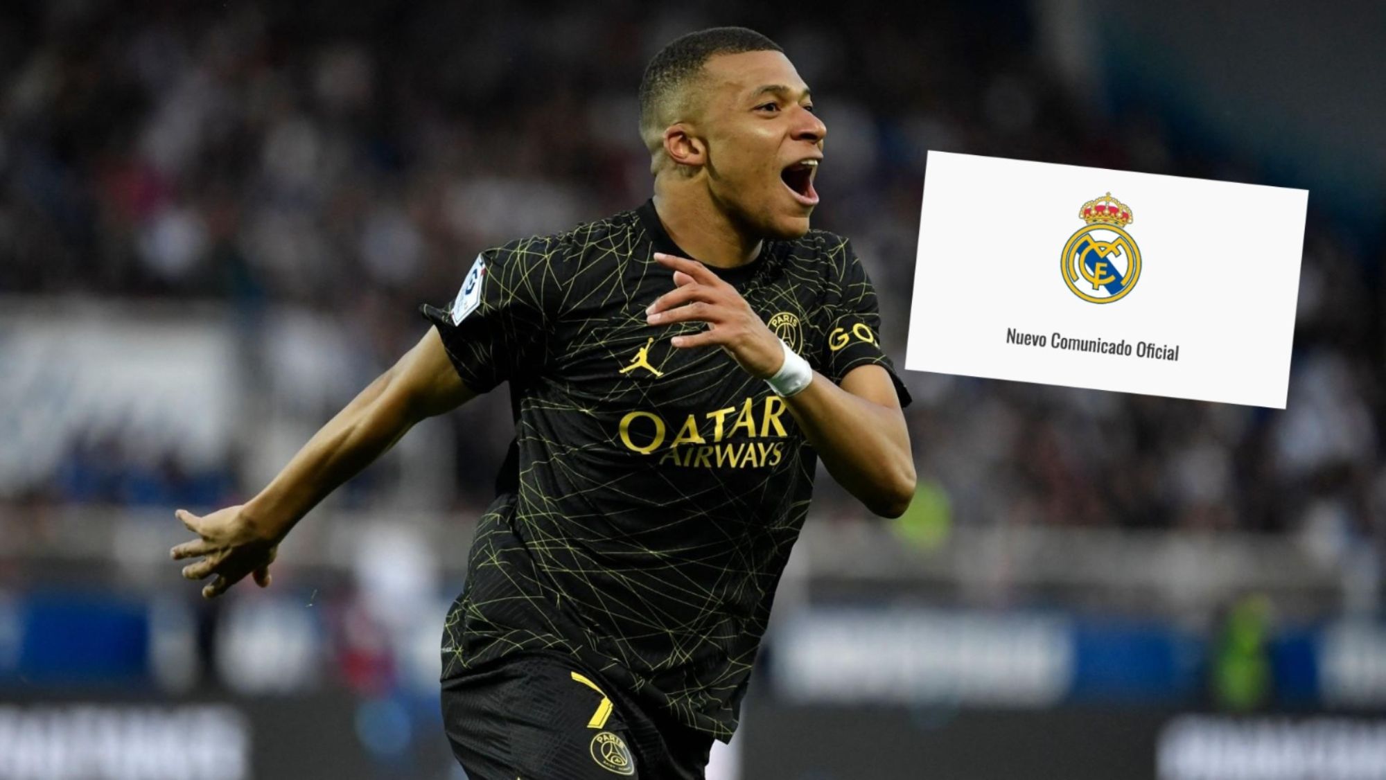 Mbappé aparece en el nuevo comunicado oficial del Real Madrid: el club le menciona