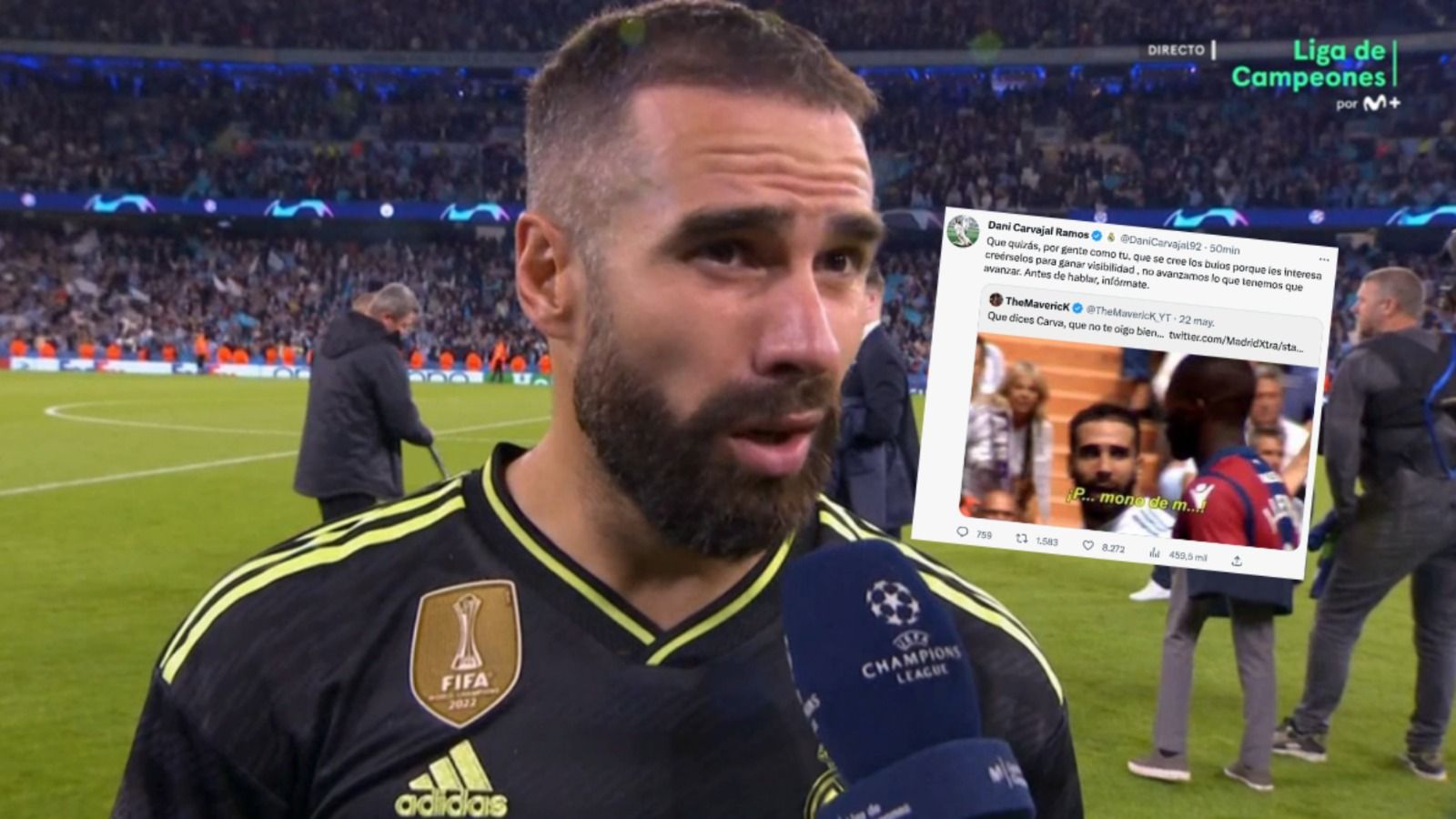 Carvajal estalla en redes por lo de Vinicius: "Antes de hablar, infórmate"