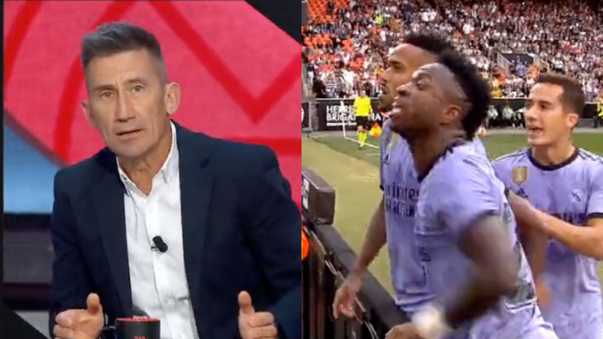 Carlos Martínez estalla tras lo que pasó con Vinicius en Mestalla: "No quiero verle nunca más" Carlos Martínez estalla tras lo que pasó con Vinicius en Mestalla: "No quiero verle nunca más"