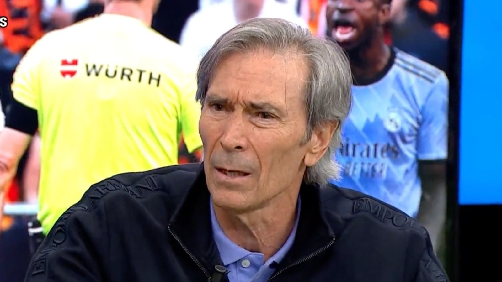 Lobo Carrasco deja a todos de piedra en El Chiringuito por Vinicius: "Le quiero, pero..." Lobo Carrasco deja a todos de piedra en El Chiringuito por Vinicius: "Le quiero, pero..."