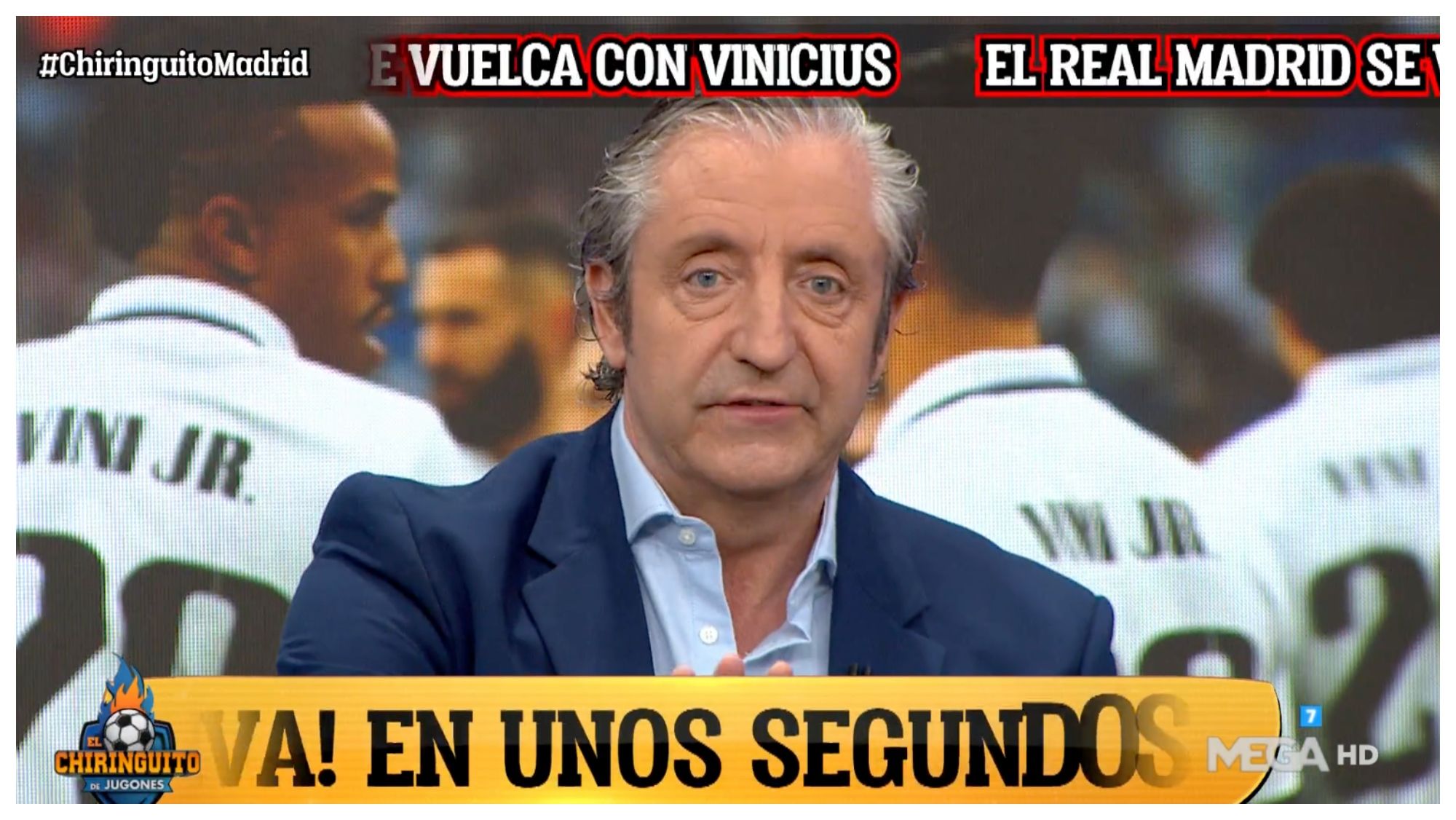 Pedrerol acusa al entorno de Vinicius y se líalo más visto de El Chiringuito