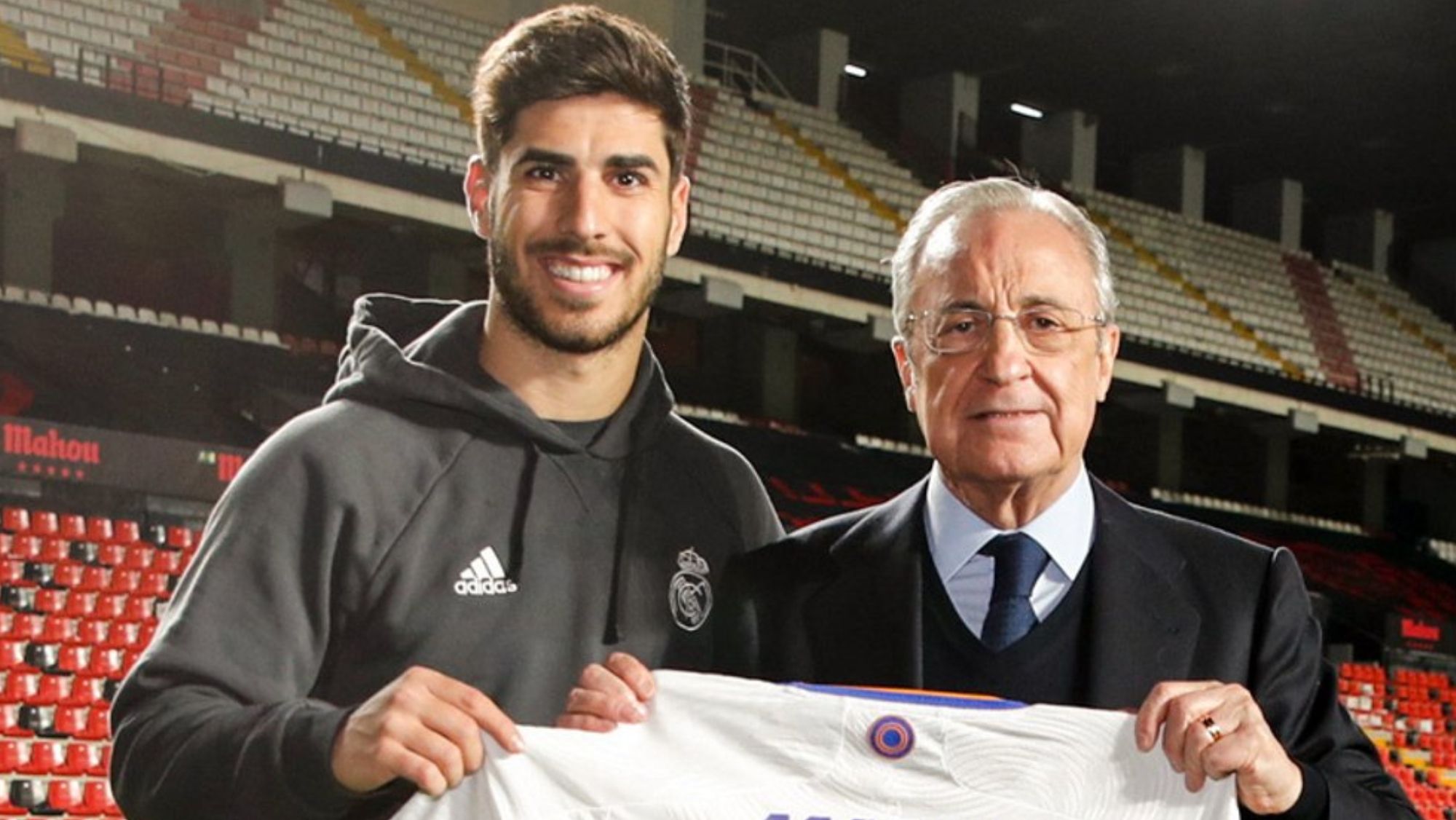 Marco Asensio y Florentino Pérez Marco Asensio y Florentino Pérez
