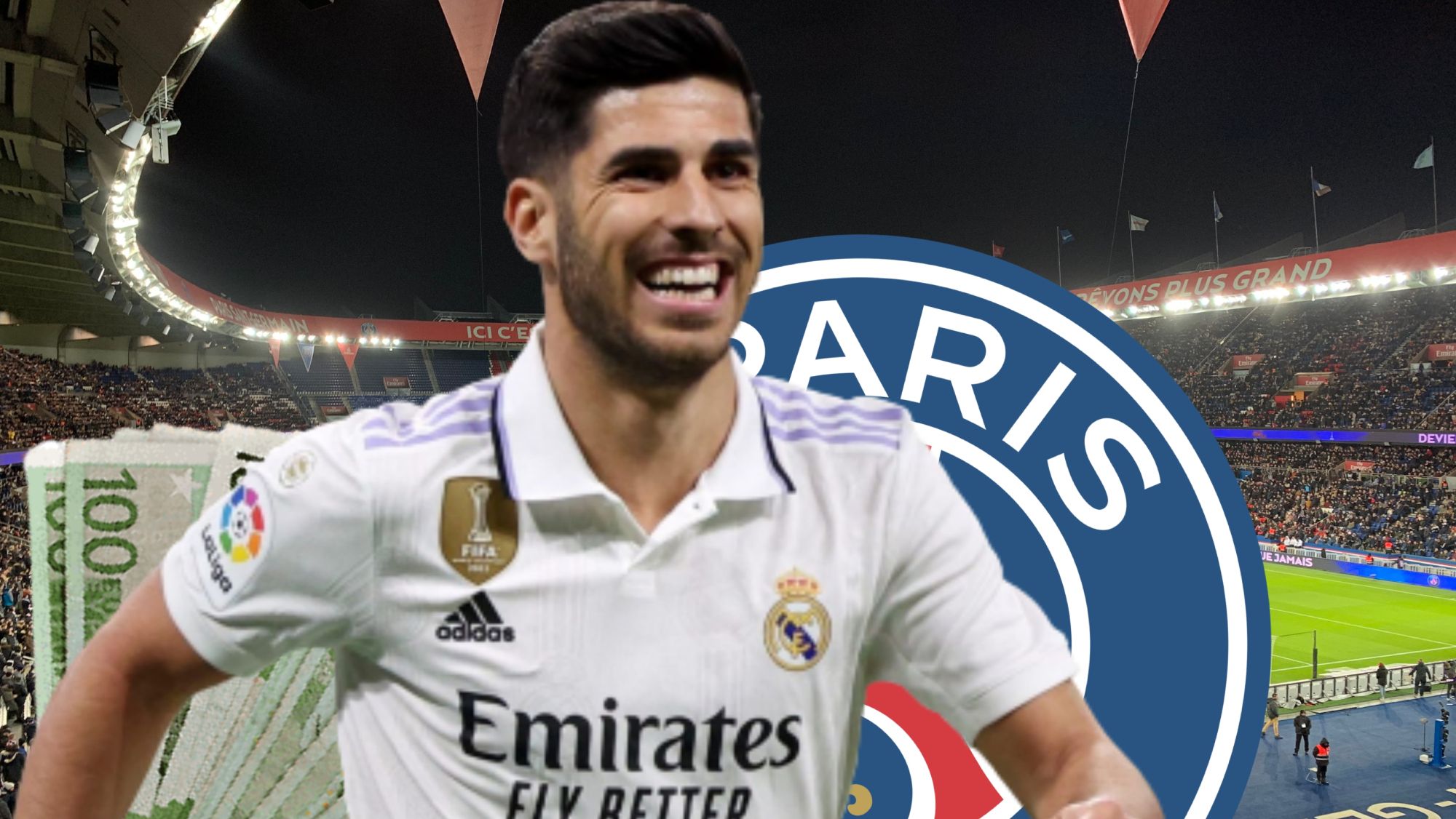 Marco Asensio está muy cerca de fichar por el PSG