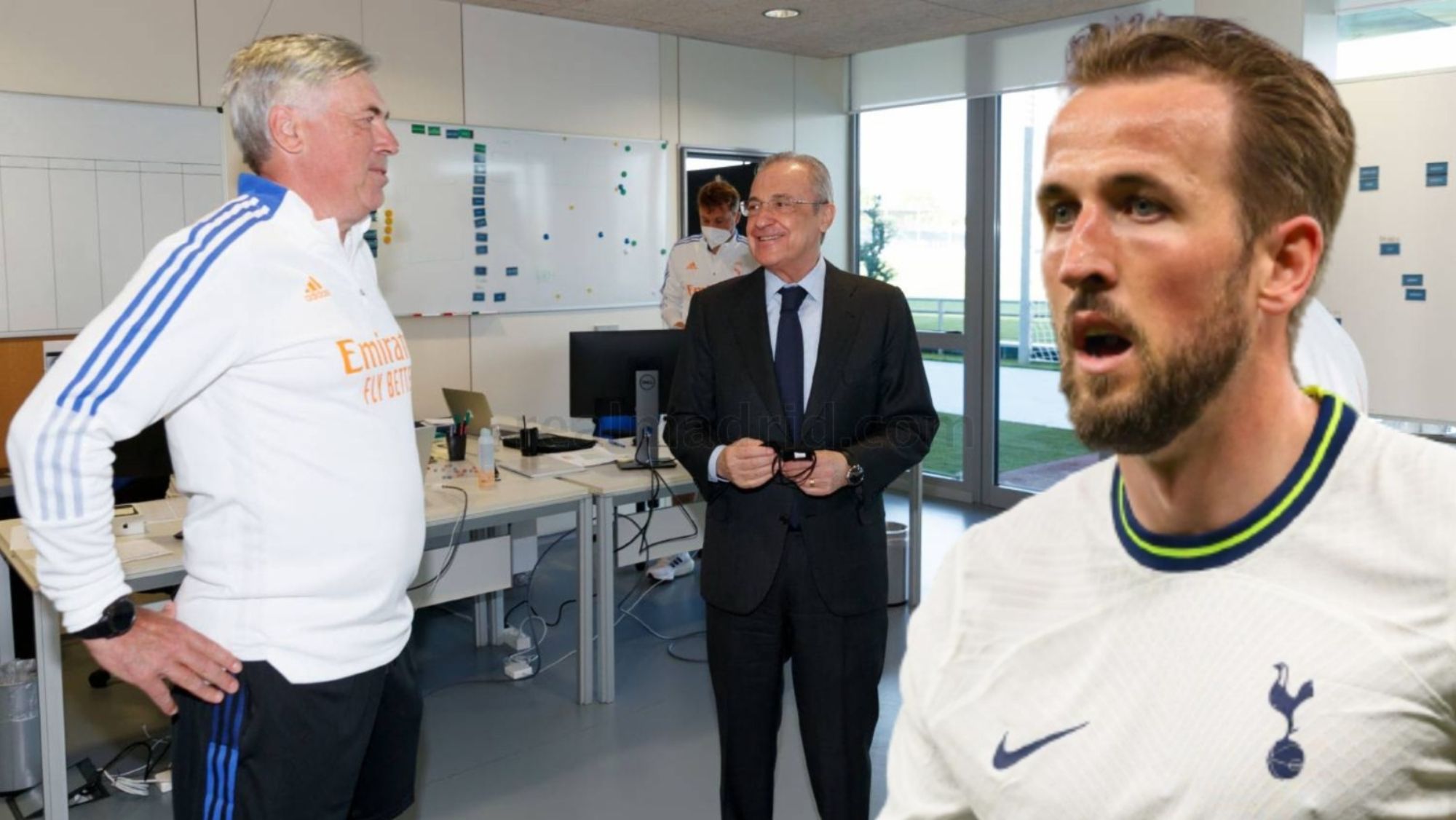 Florentino le ofrece a Ancelotti una alternativa a Kane
