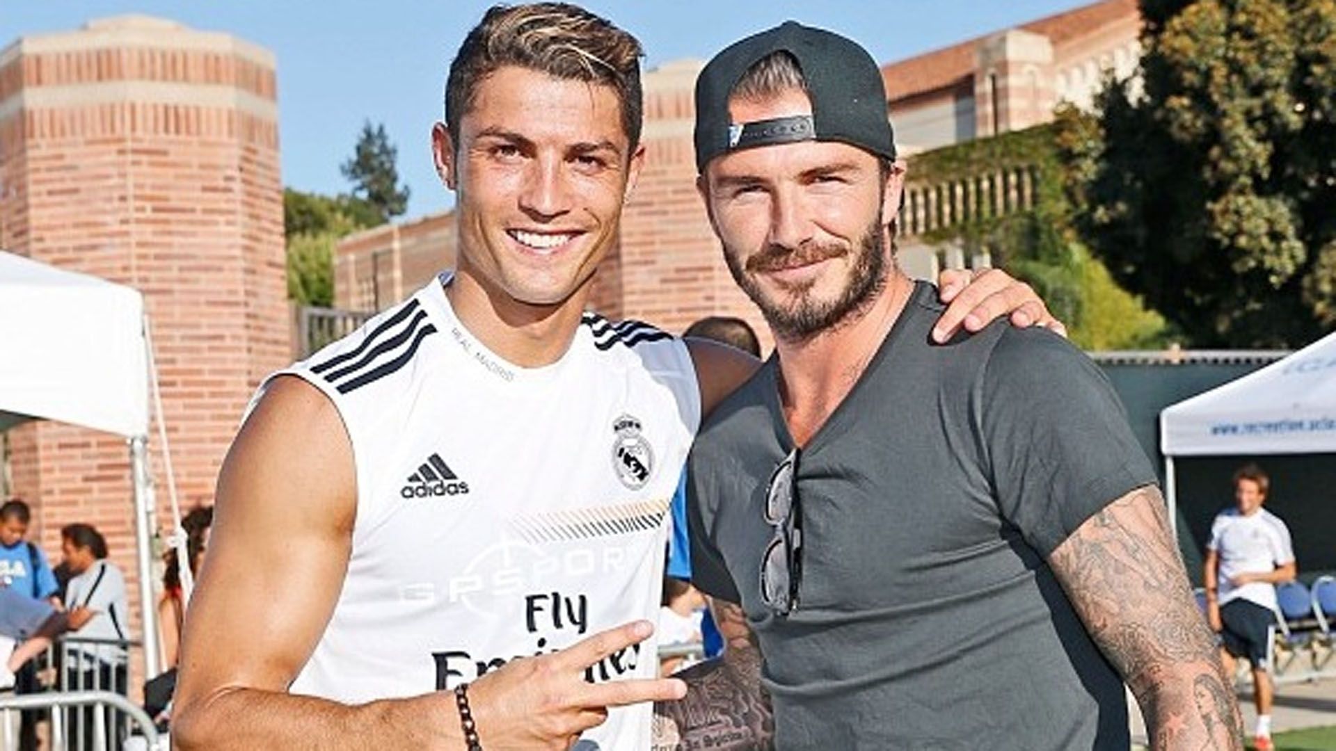 cristiano ronaldo y david beckham