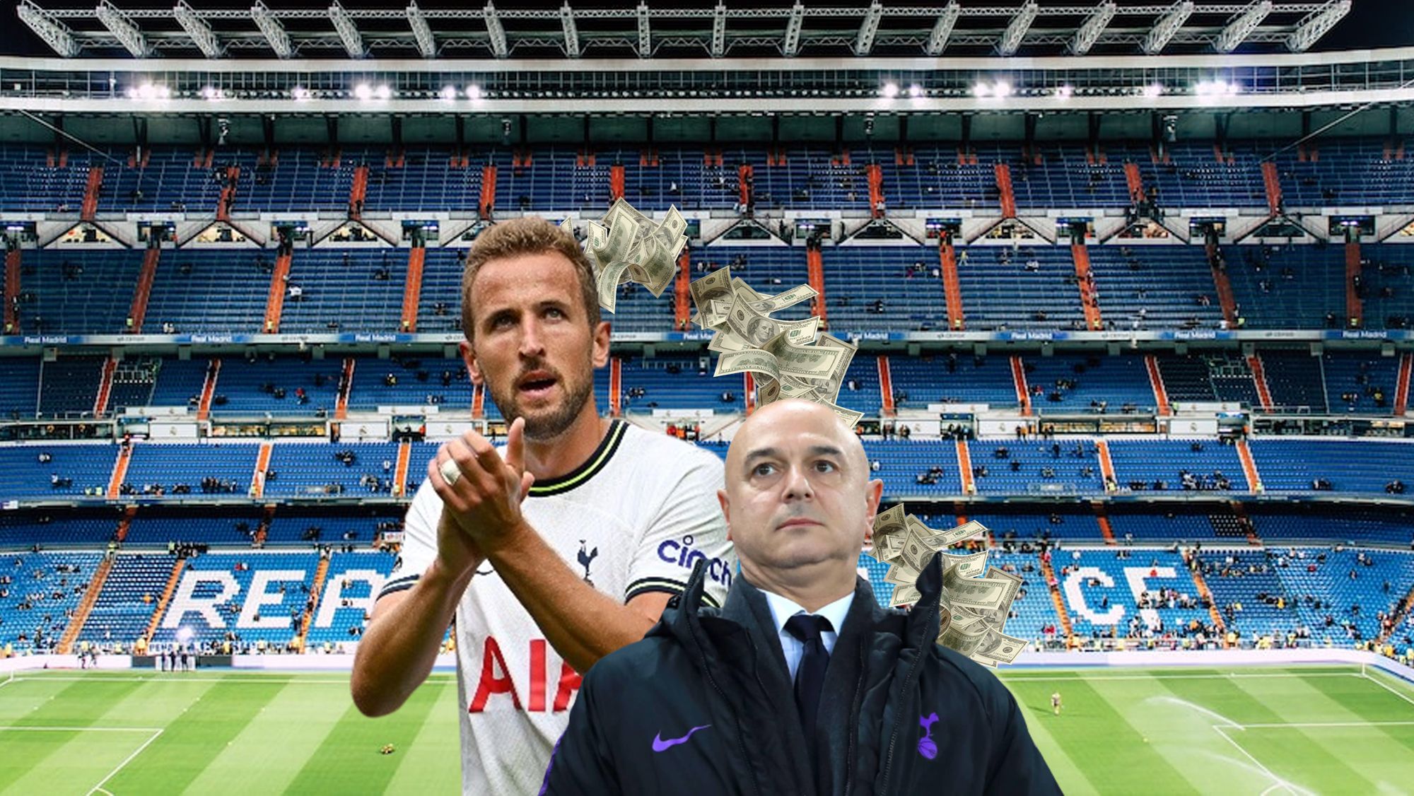 Kane recibe un ultimátum de Levy por su salida: "Si te vas al Real Madrid..."
