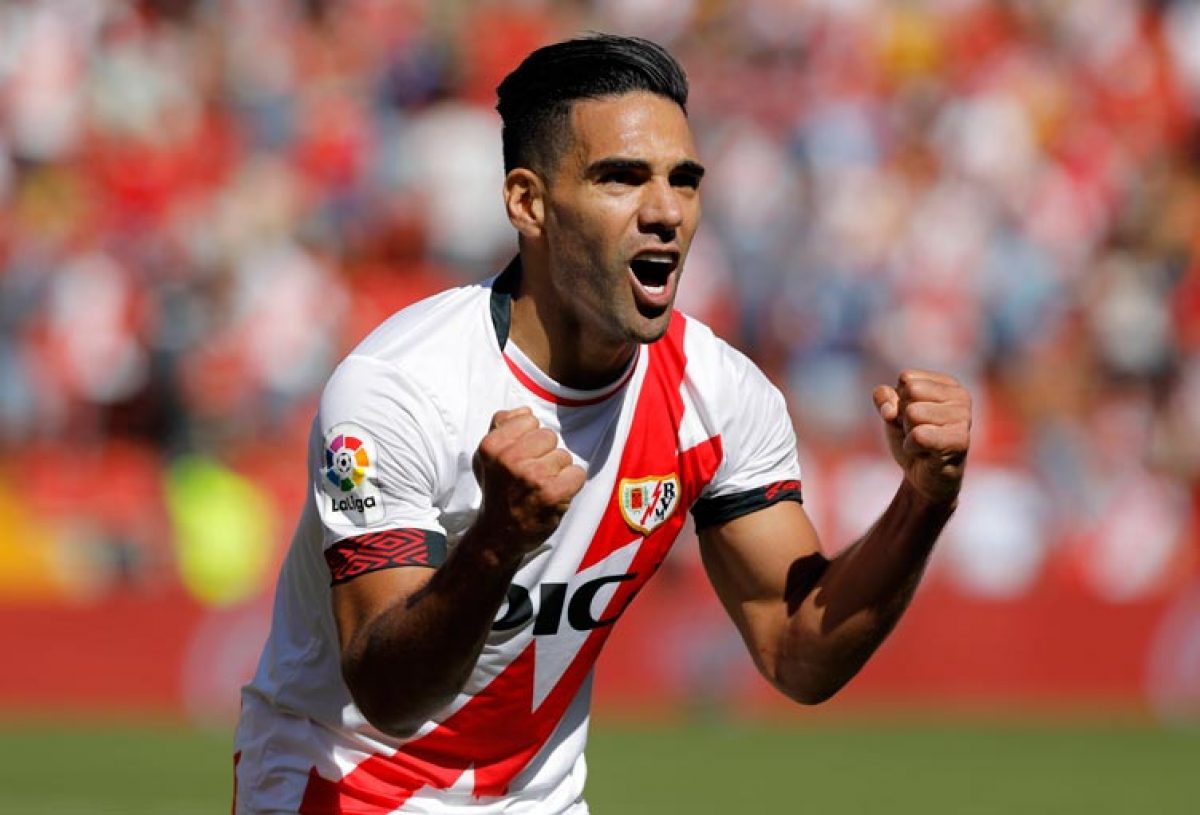 Radamel Falcao, actualmente jugador del Rayo