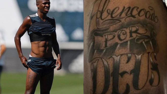 vinicius tatuaje dios vinicius tatuaje dios