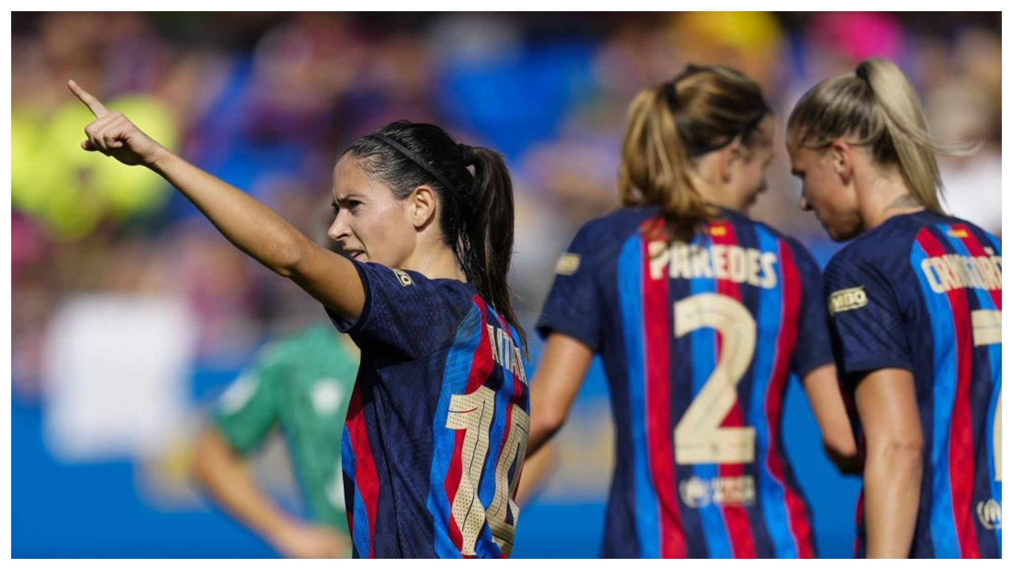 Aitana Bonmati con el Barcelona