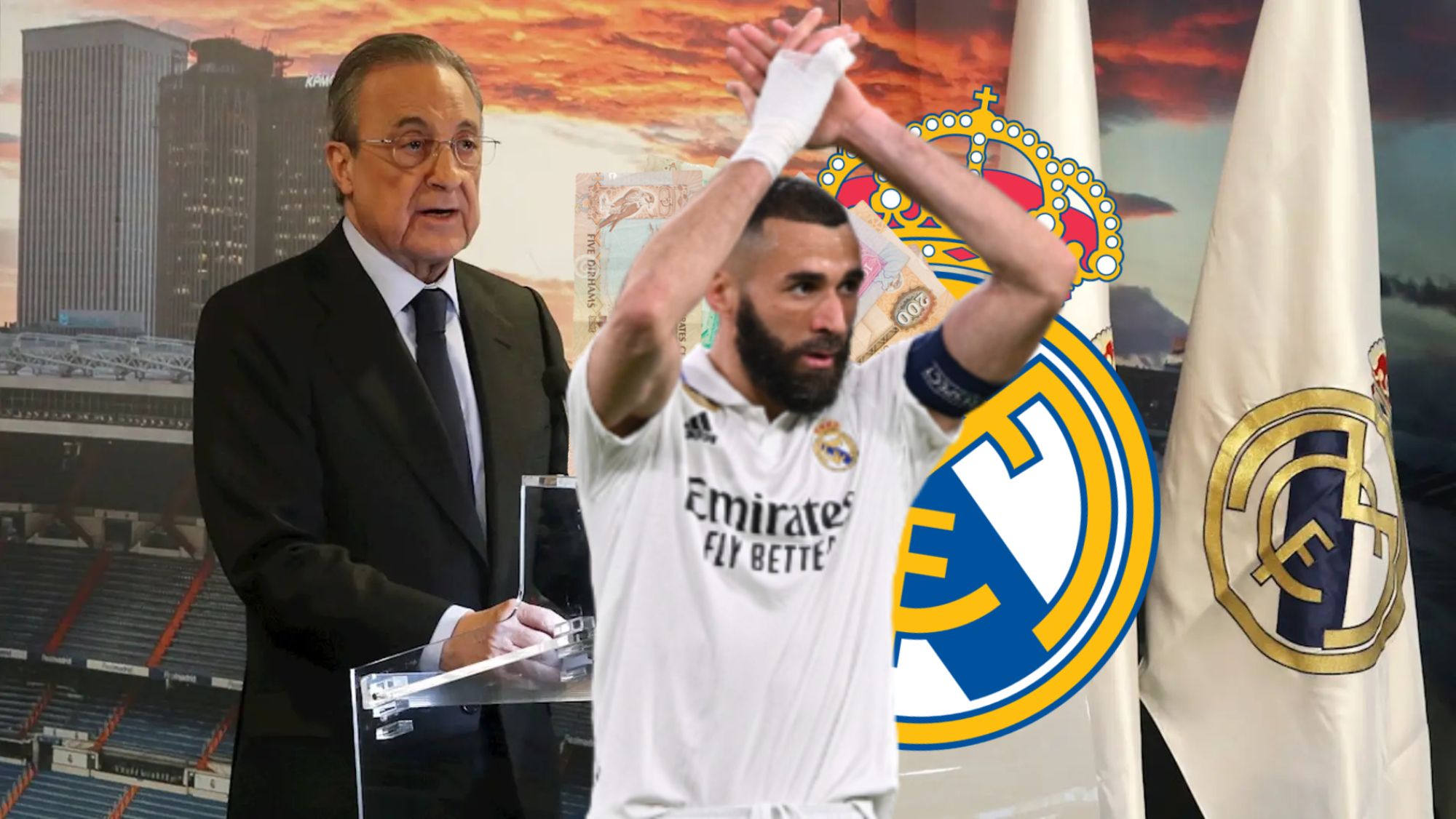 Florentino anuncia la fecha de la despedida oficial de Benzema