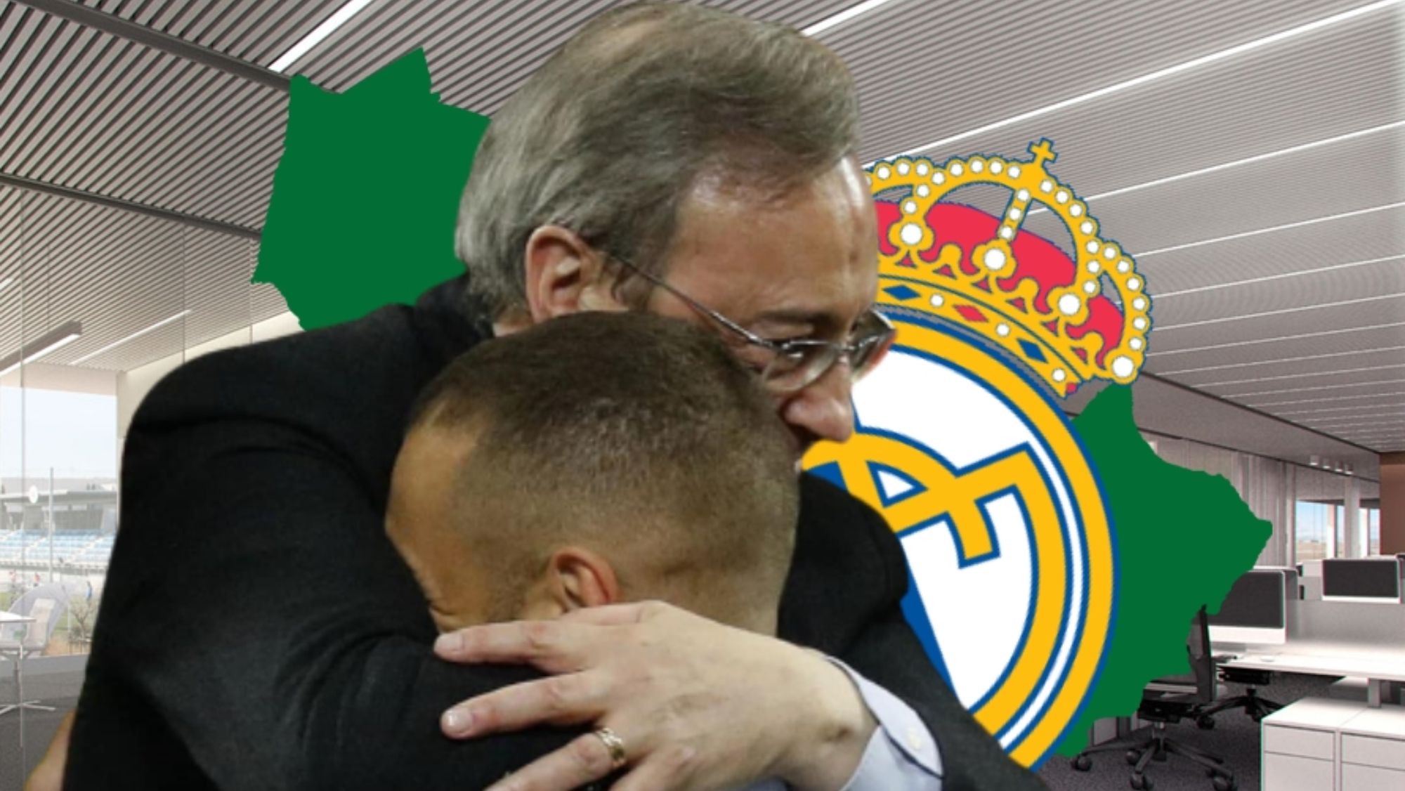 Florentino y Benzema se reunieron en Valdebebas