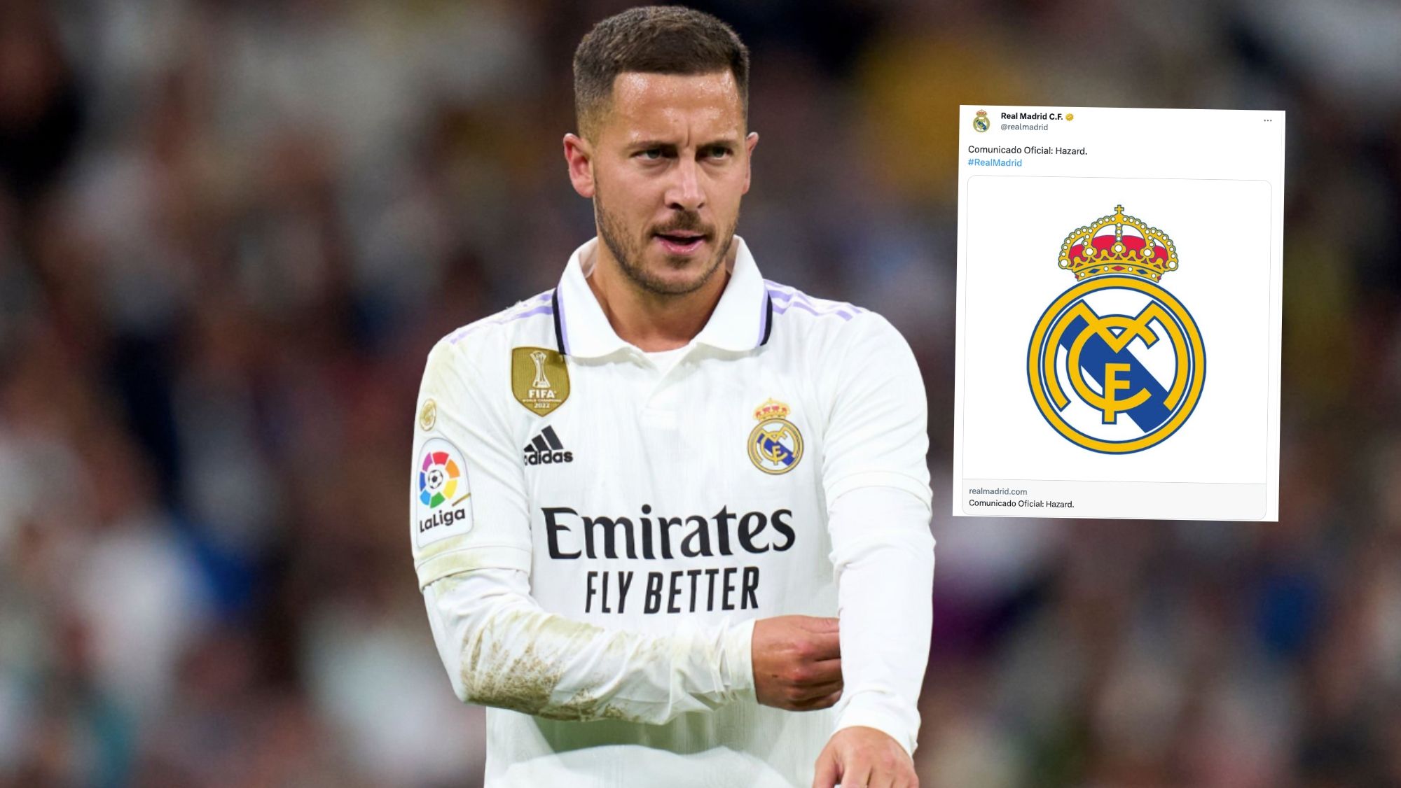 Oficial: Eden Hazard abandona el Real Madrid
