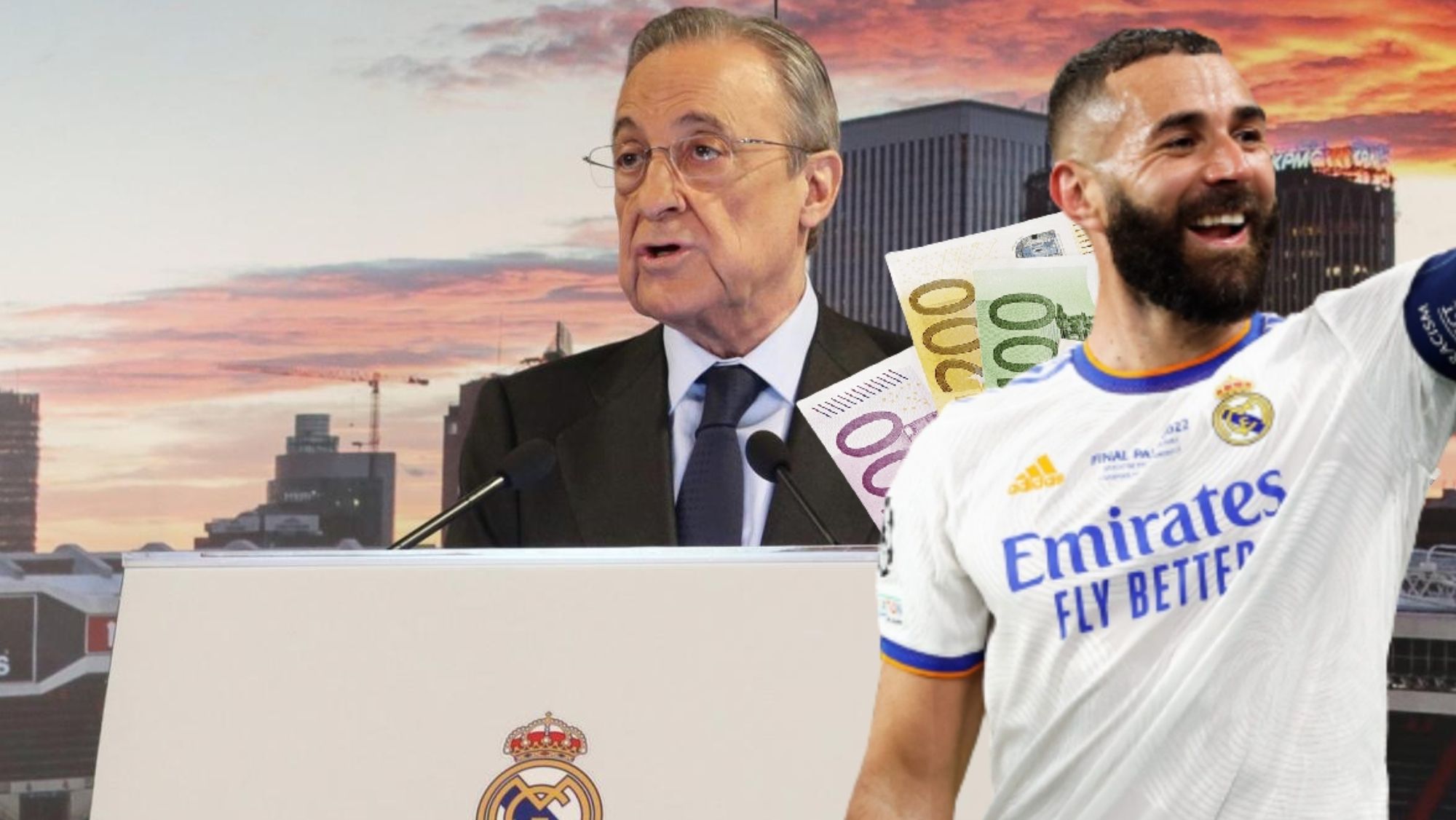 Florentino realizará 4 fichajes tras la salida de Benzema