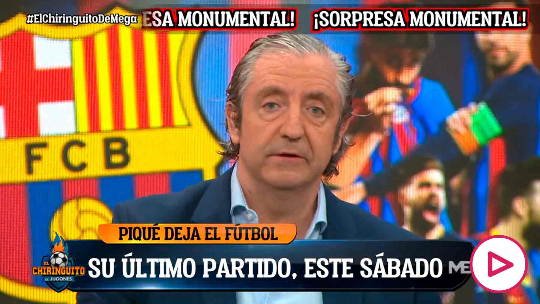 Pedrerol se mostró exultante tras la victoria del Barça