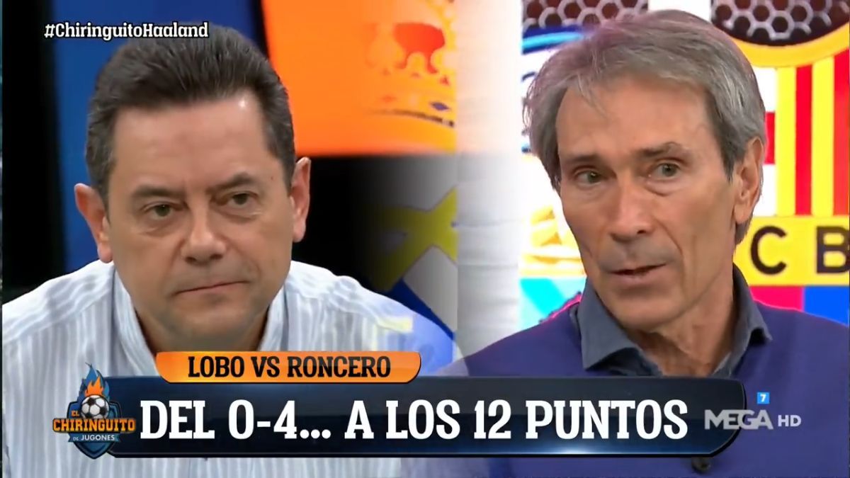 Roncero y el Lobo Carrasco se las tuvieron en el programa de ayer