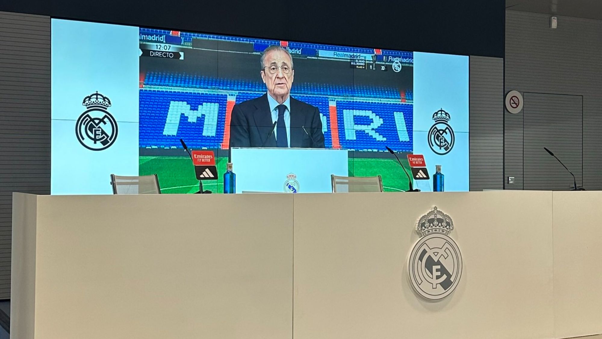 La pista sobre Kane que dio Florentino en la presentación de Fran: "Fichamos..."