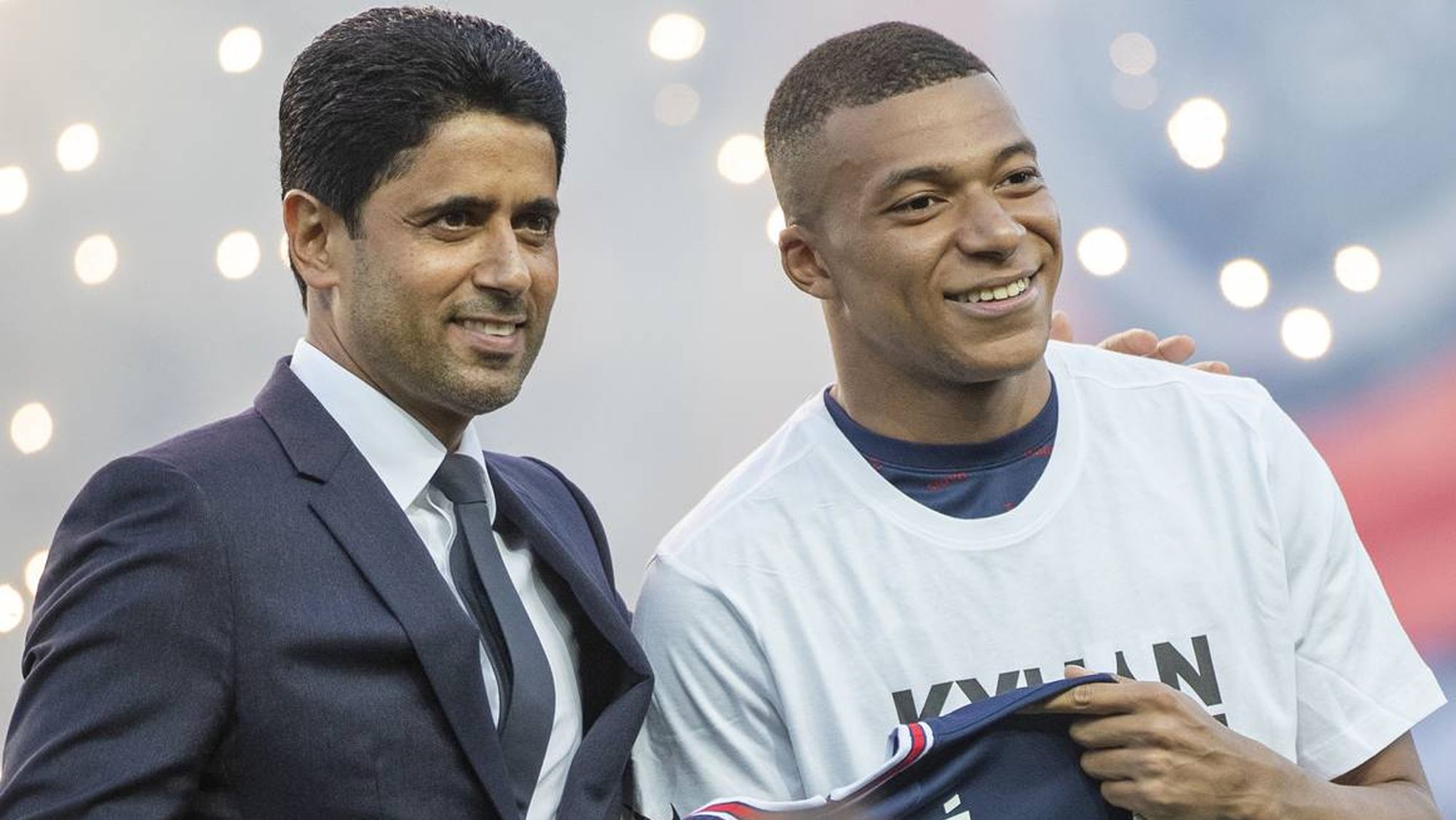 Pillan a Al-Khelaifi tras el ultimátum de Mbappé para ir al Madrid: su cara lo dice todo