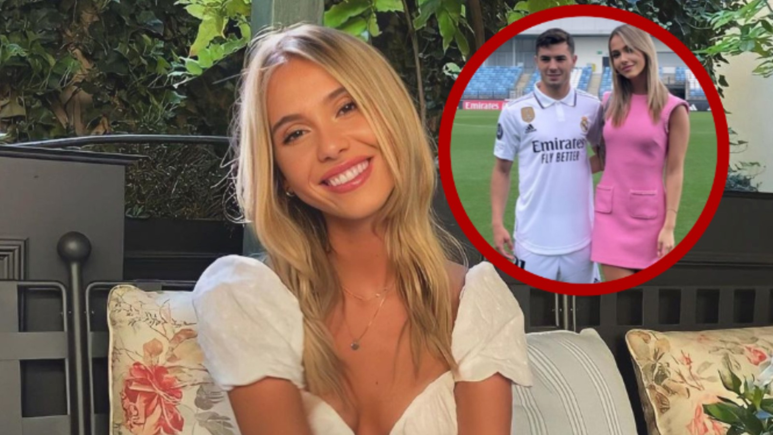 Luz Méndez es la pareja de Brahim Díaz 