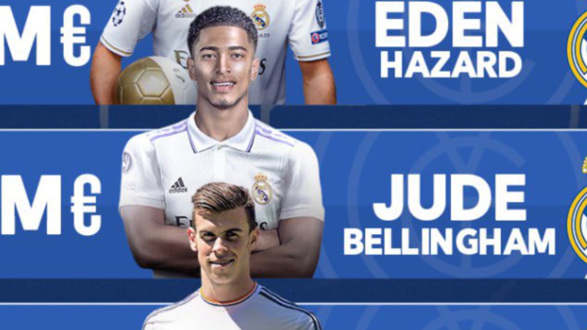 Fichajes más caros de la historia del Real Madrid: Bellingham entra en el podio Fichajes más caros de la historia del Real Madrid: Bellingham entra en el podio
