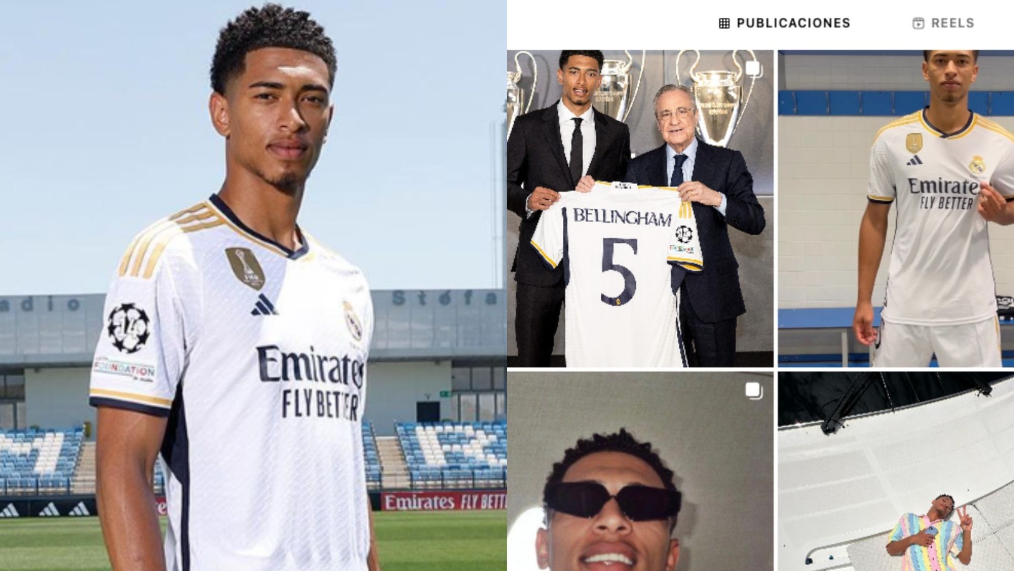 Vinicius le da la bienvenida a Bellingham Vinicius le da la bienvenida a Bellingham