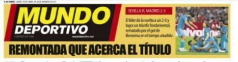 Portada Mundo Deportivo